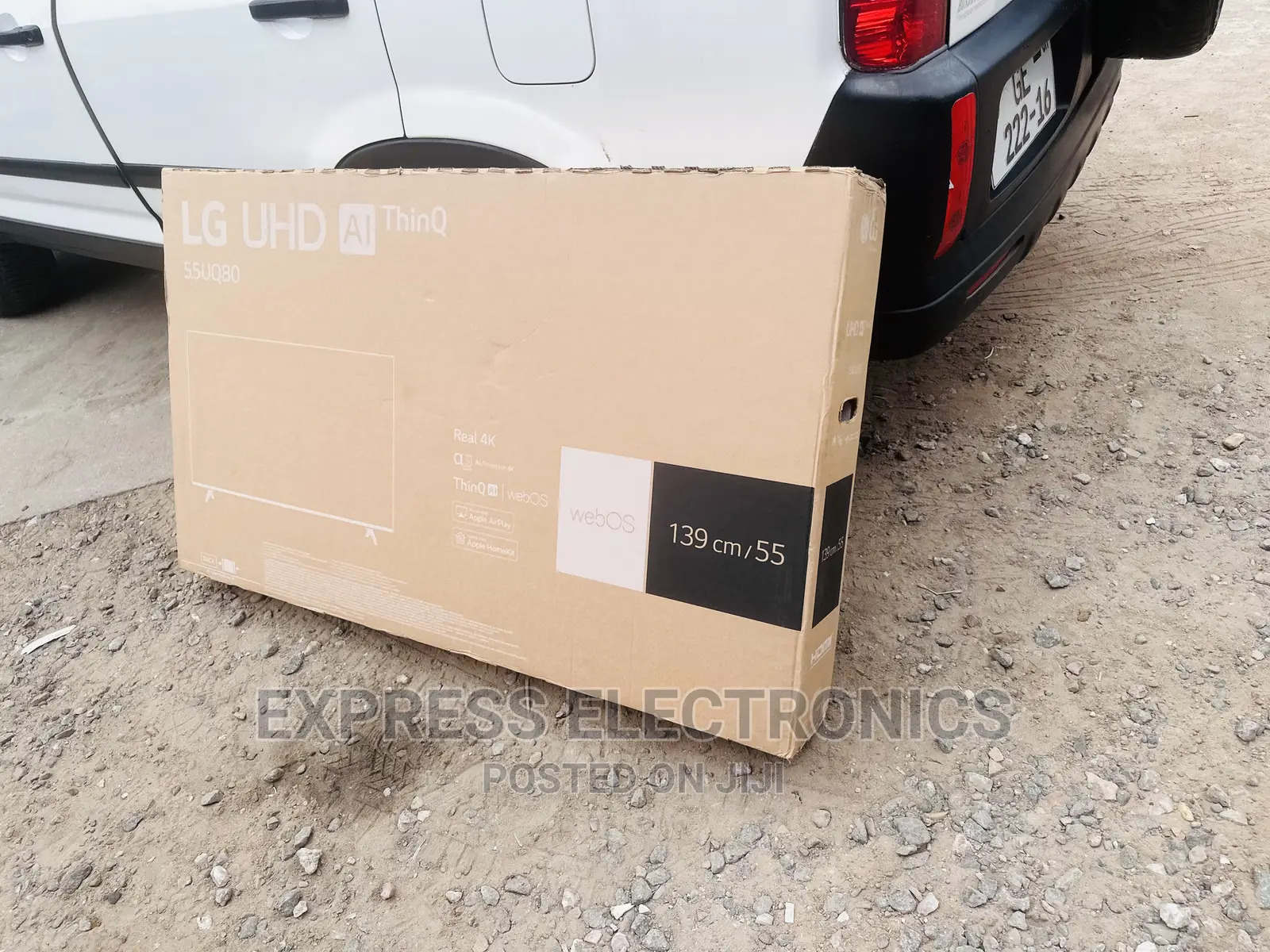 55”UQ80 Series UHD Smart Glossy Screen High Resolution