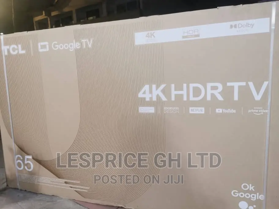 Durable >>TCL 65” Android Smart HDRTV