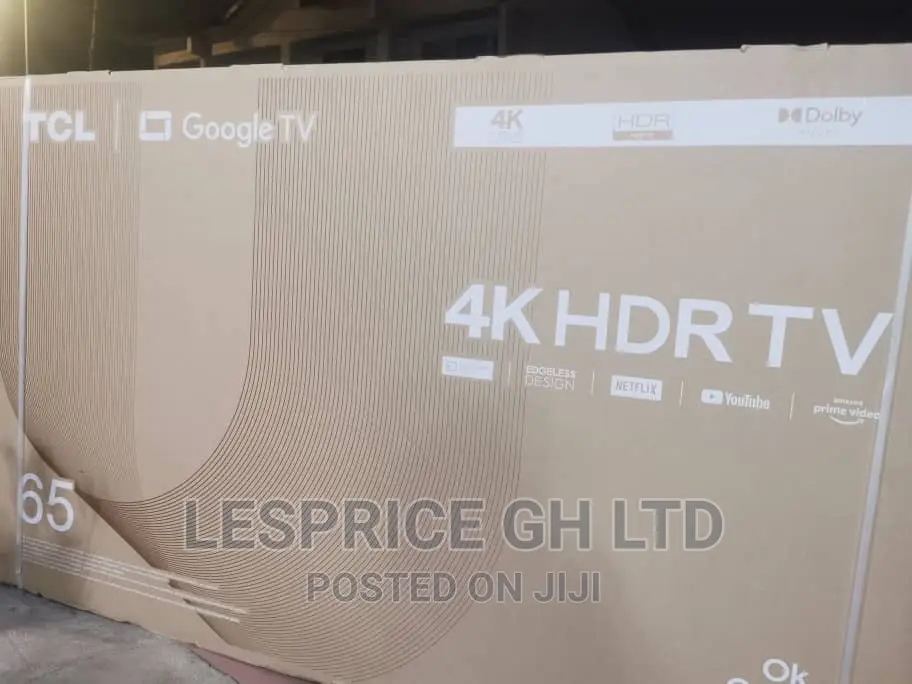 Durable >>TCL 65” Android Smart HDRTV