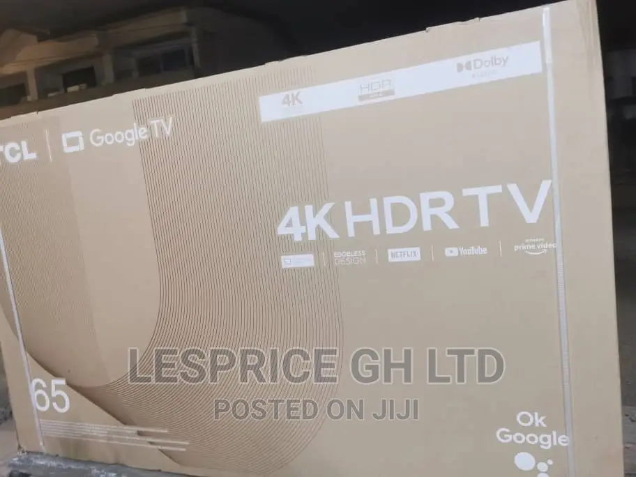 TCL 65” Android Smart HDRTV —FHD Digital TV
