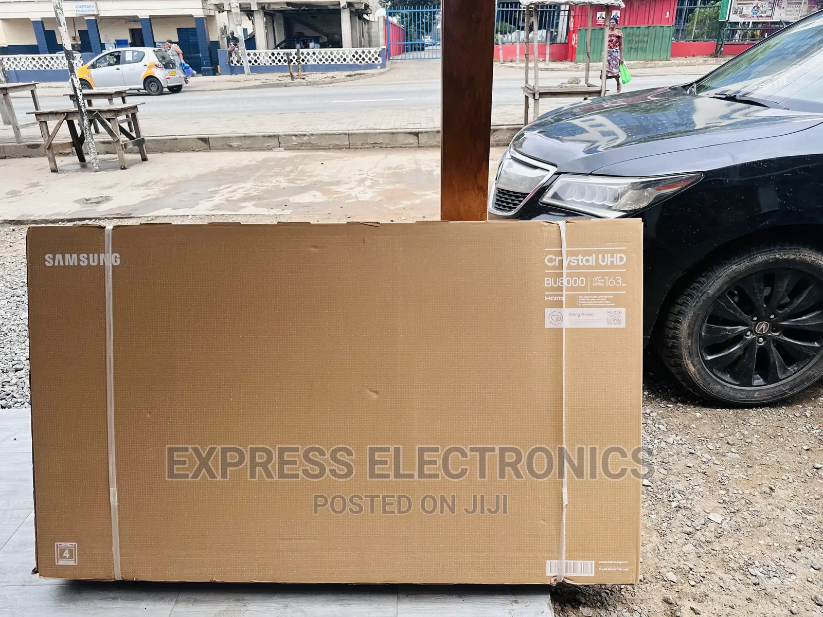 65”Bu8000 UHD Smart Authentic Sleek Samsung Tv 