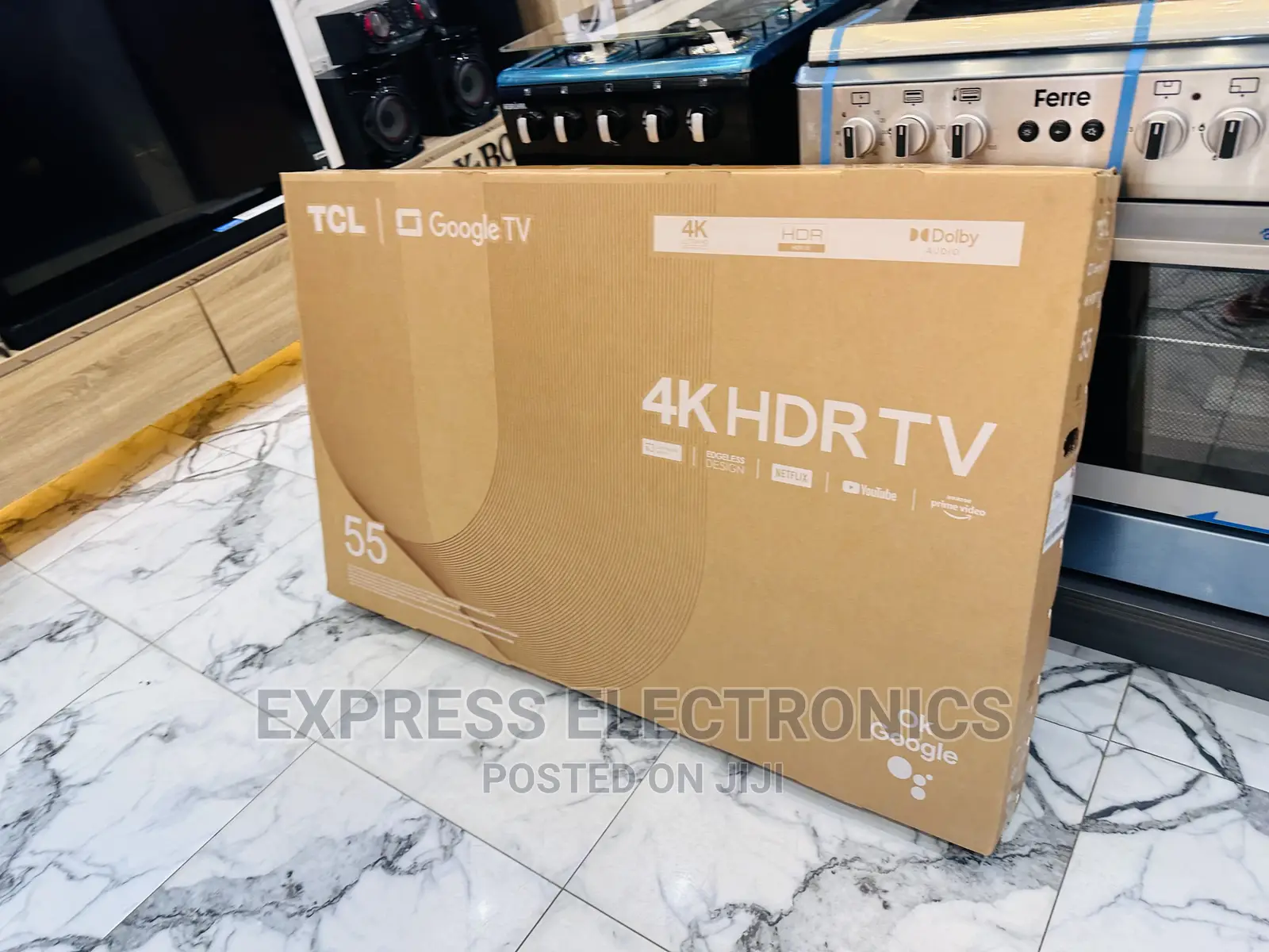 High Quality Display UHD Android Smart 55”P735 Tv TCL