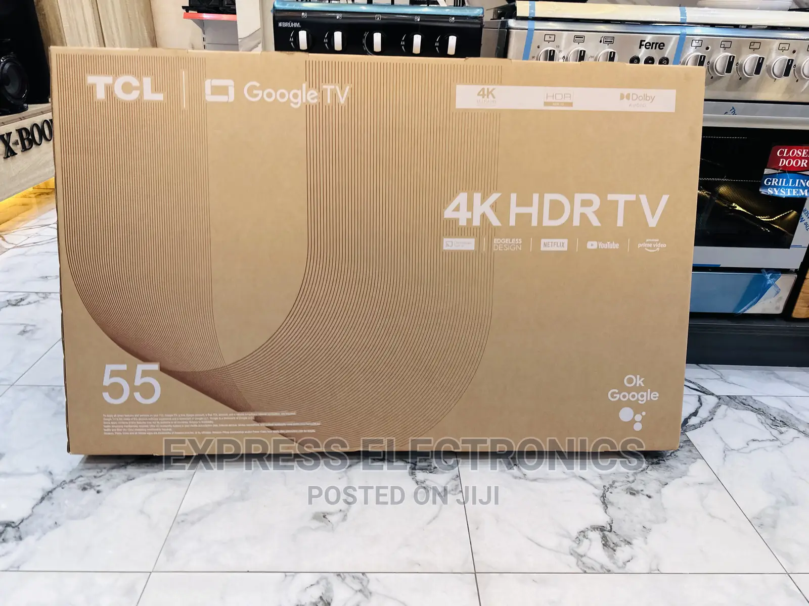 Glossy UHD Smart TCL 55”P735 Tv 