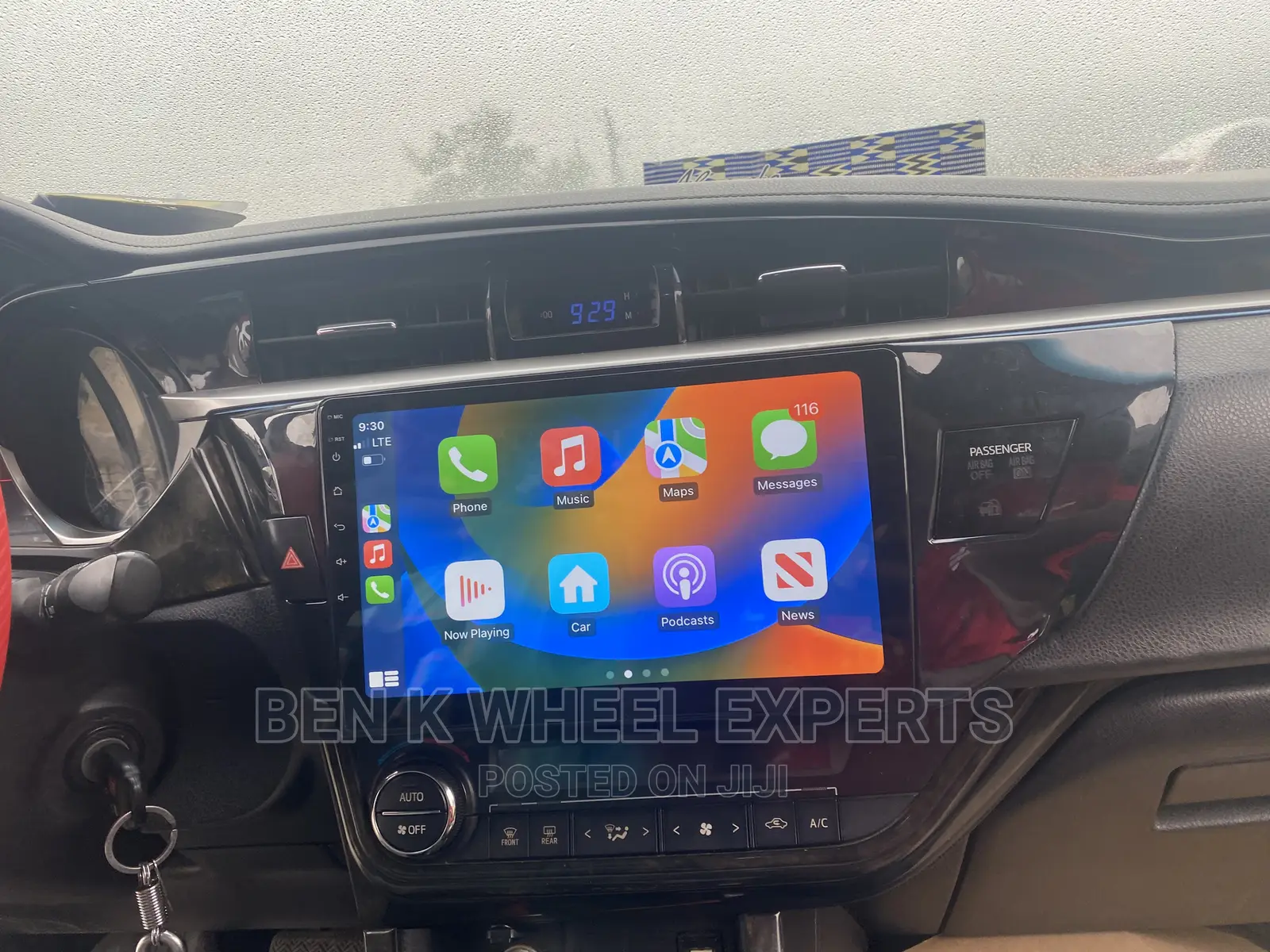 Apple Carplay Corolla 2014-17 Screen