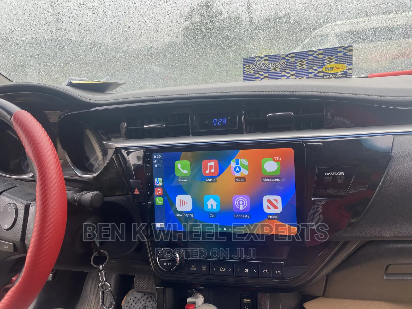 Apple Carplay Corolla 2014-17 Screen