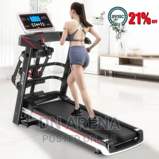 A6s Multifunctional Treadmill a Massager Belt and Dumbbell