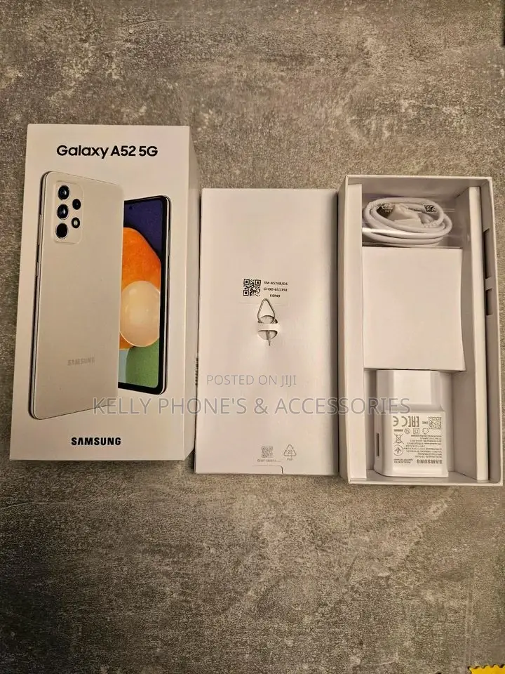 New Samsung Galaxy A52s 5G 128 GB White
