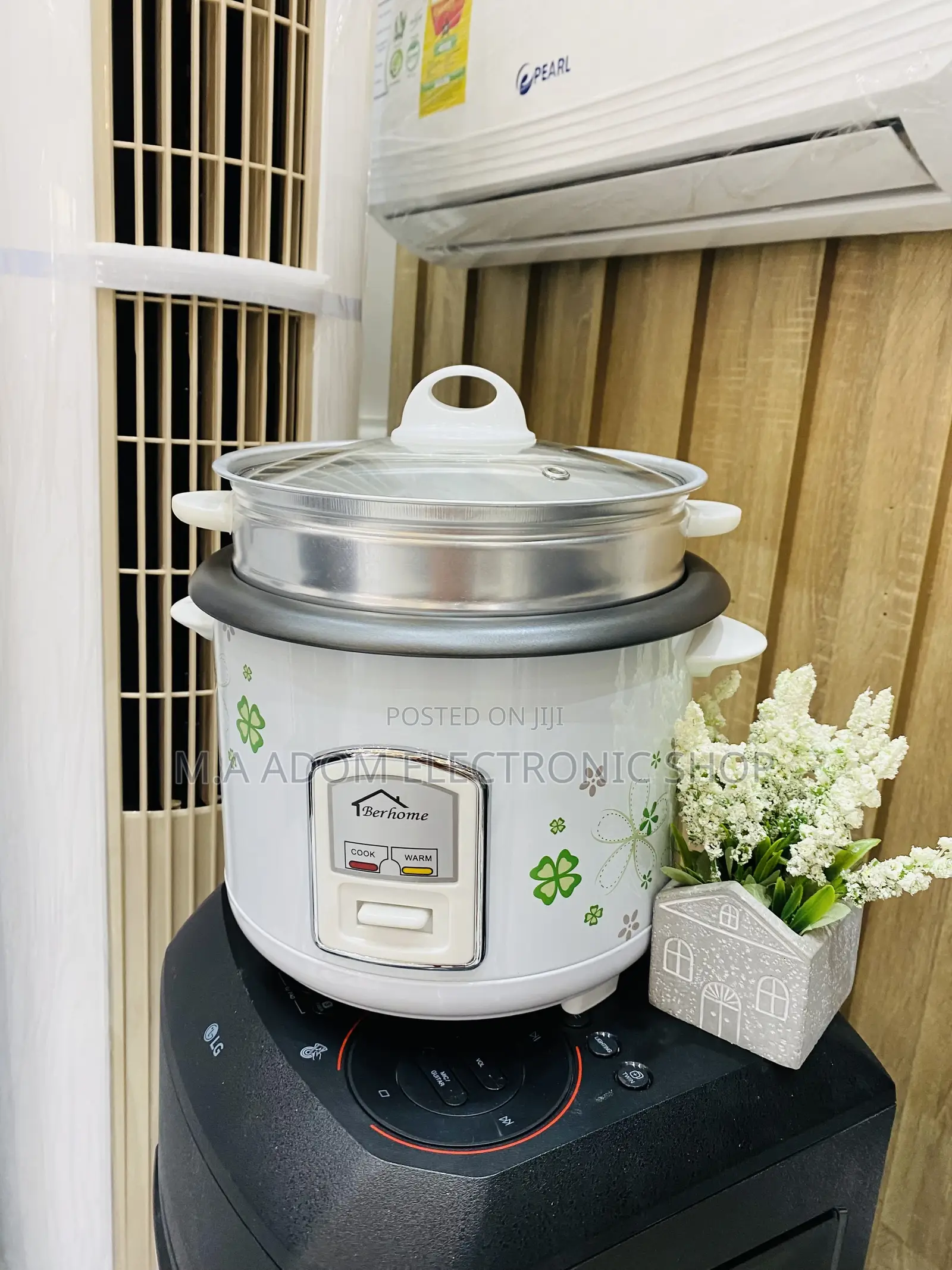 Brand New Berhome Electric Rice Cooker(White).