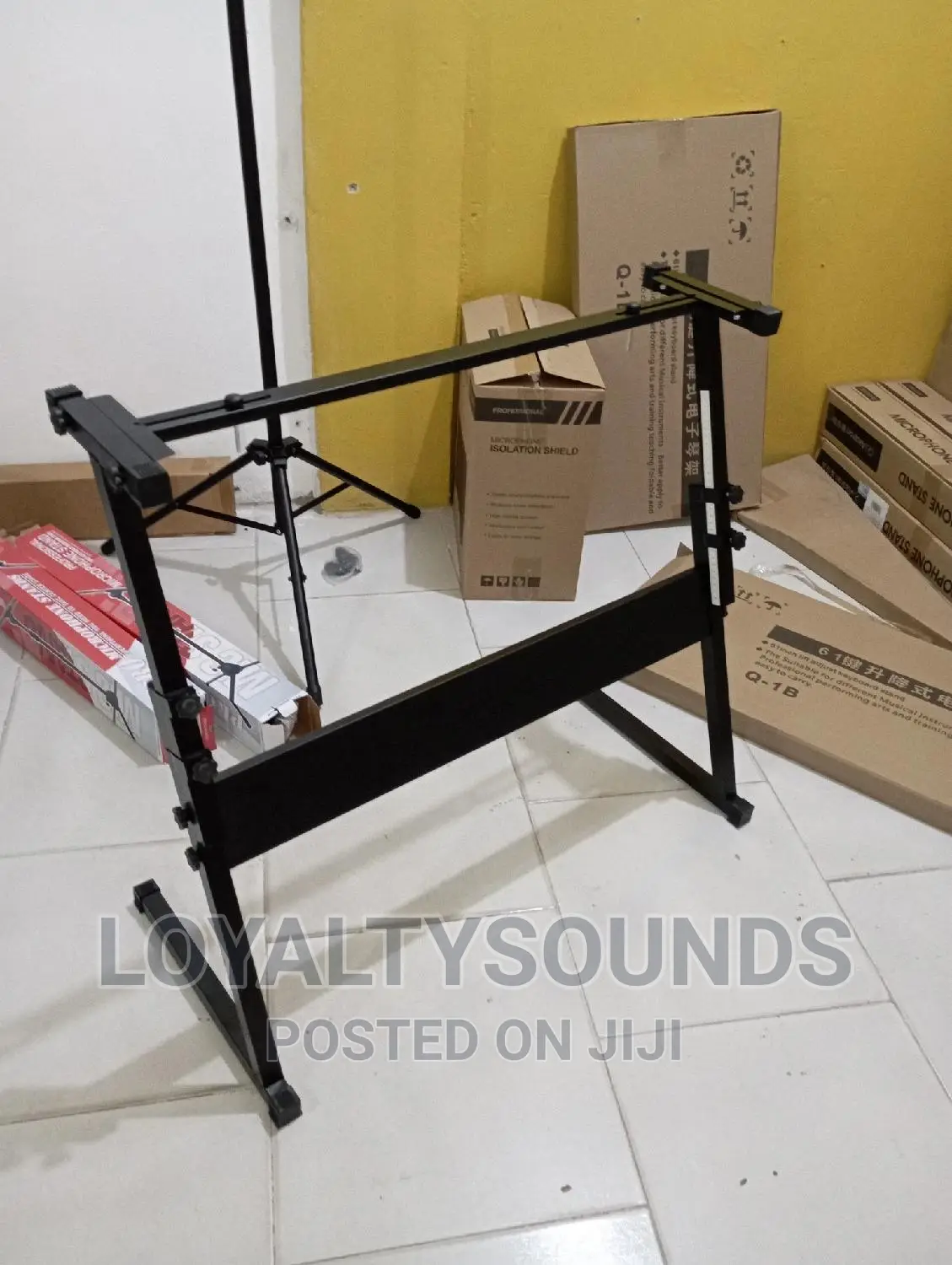 Z - Shape Keyboard Stand ( Black )