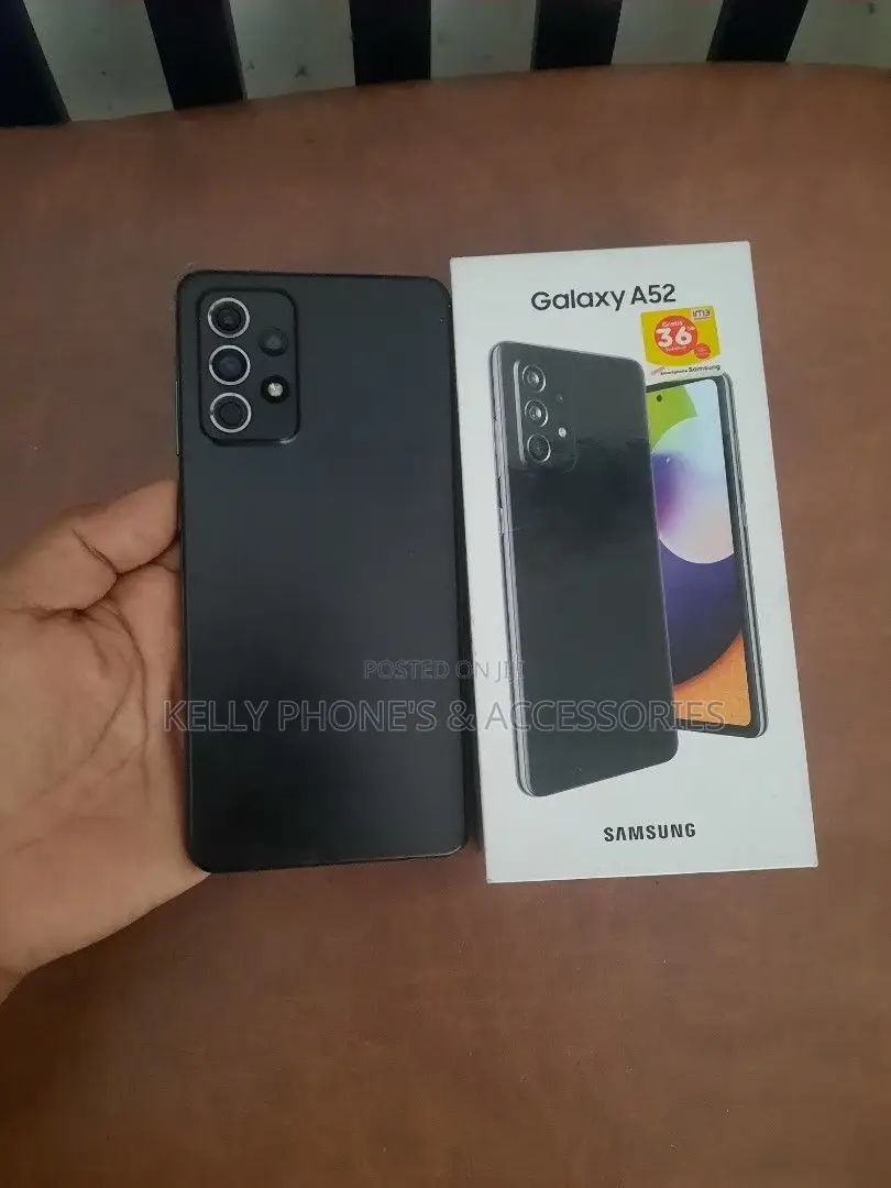 New Samsung Galaxy A52s 5G 256 GB Black