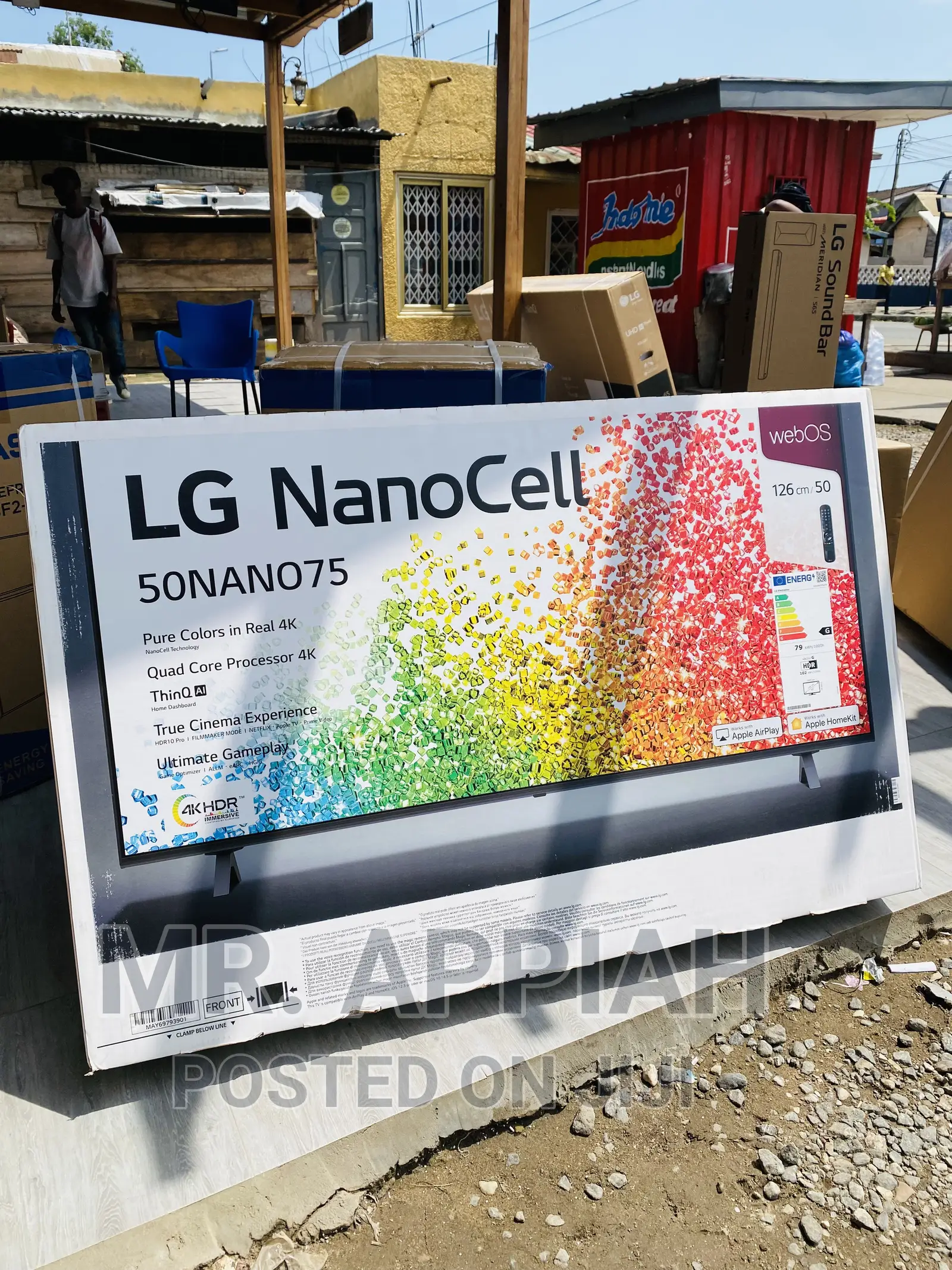 Quality LG 50nano75 50 Inch Nanocell Smart LED Tv(Black).