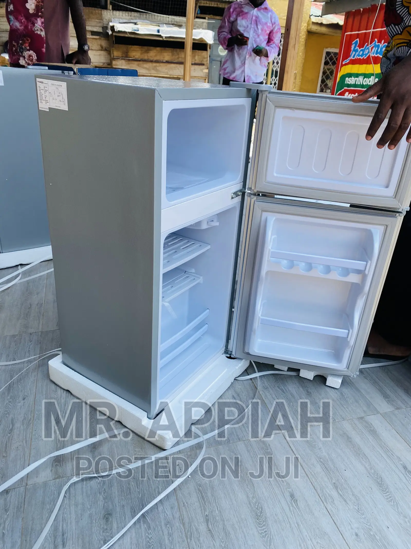 Reliable and Effective Nasco 2door Fridge(Silver)Nasf2-10fl