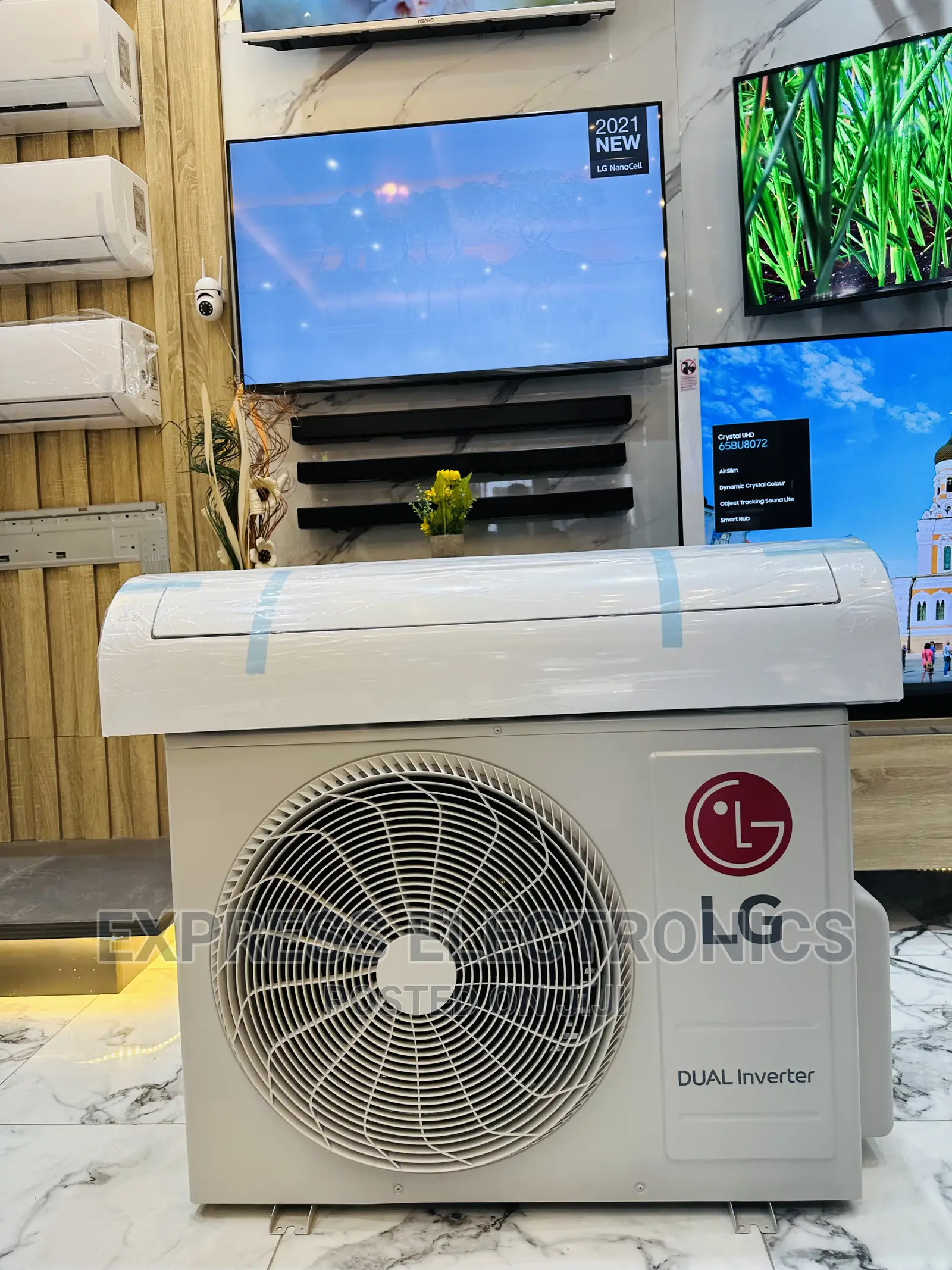 Unique Brand New LG Split White R410 Gas 2.5hp AC