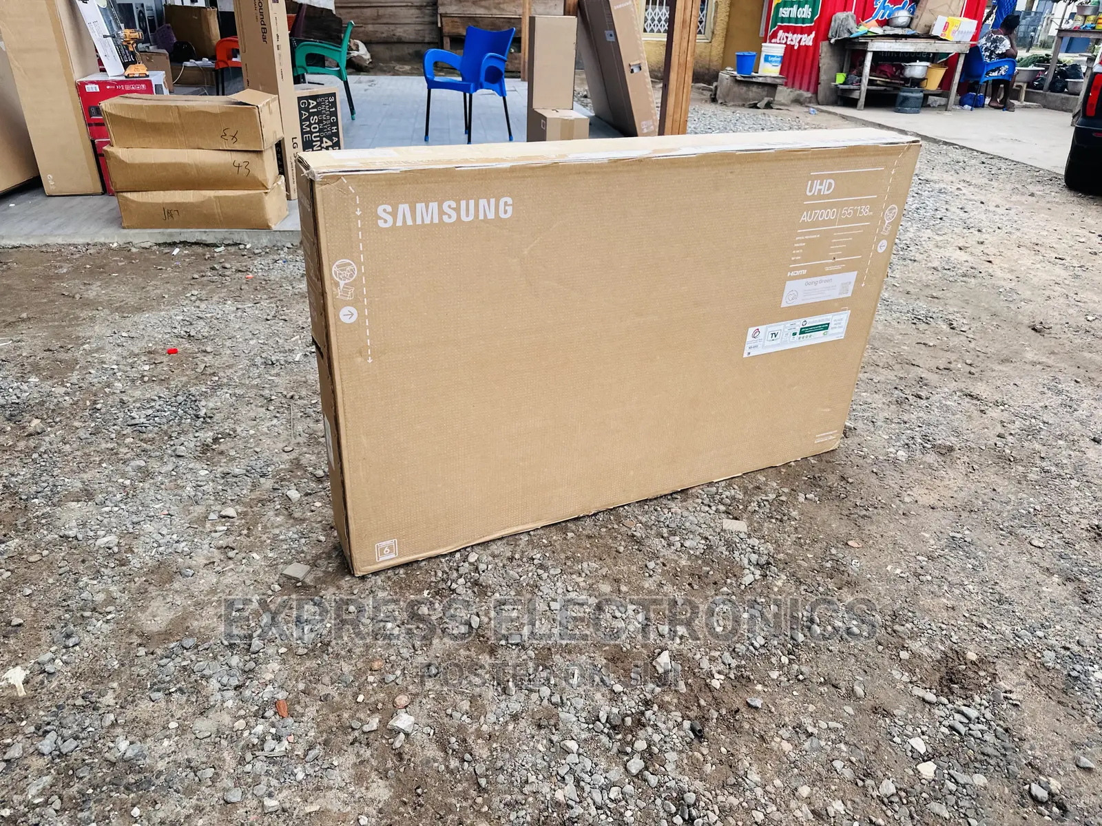 Crisper Dialogue Samsung UHD Smart Samsung 55”Au7000