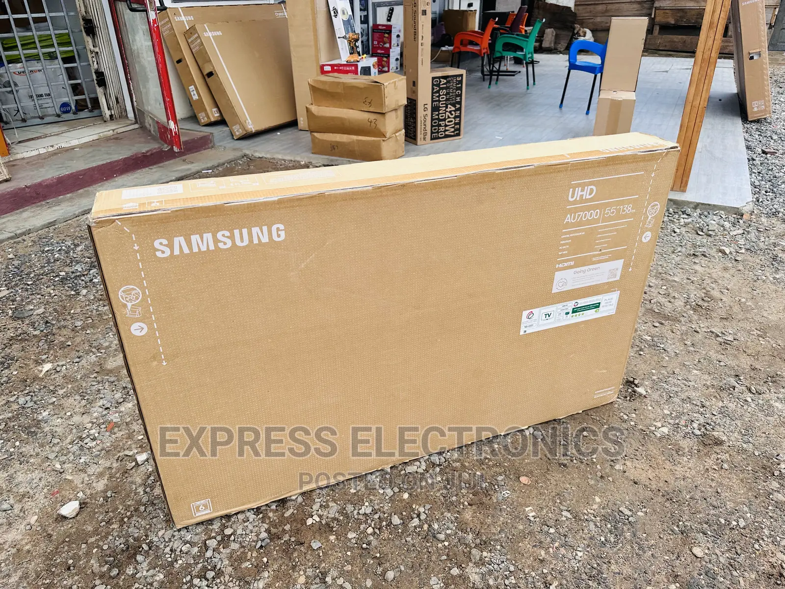 1 Year Warranty on Samsung 55”Au7000 UHD Smart Glossy