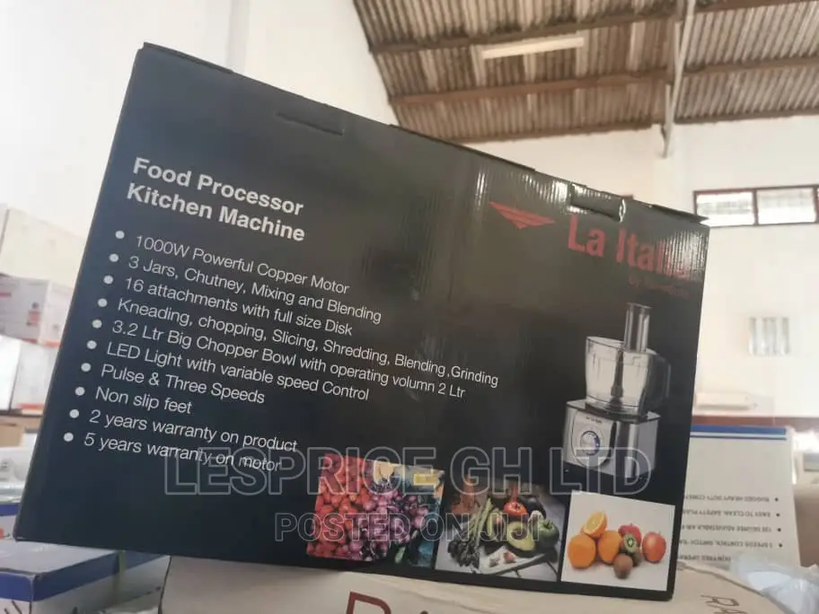 Blend and Slice With Our Quality Italia Food Processor