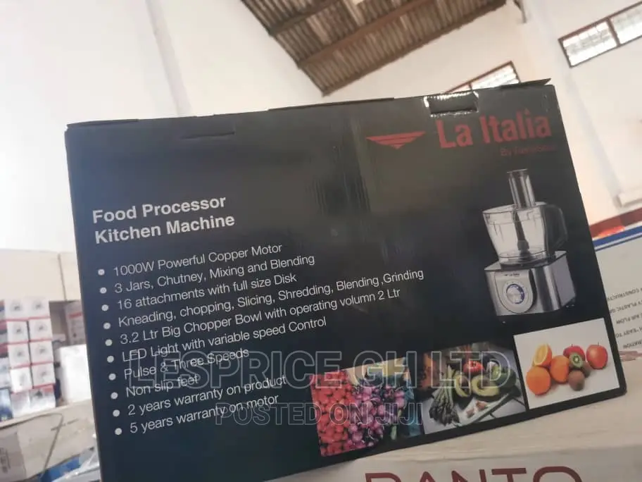 Italia 1000w Food Processor ~Copper Motor