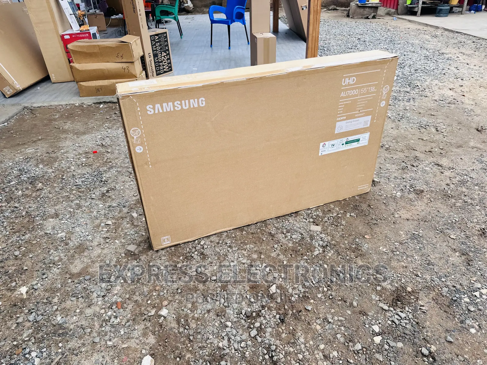 Grab Your Favorite Samsung Tv UHD Smart 55”Bu80000 Tv