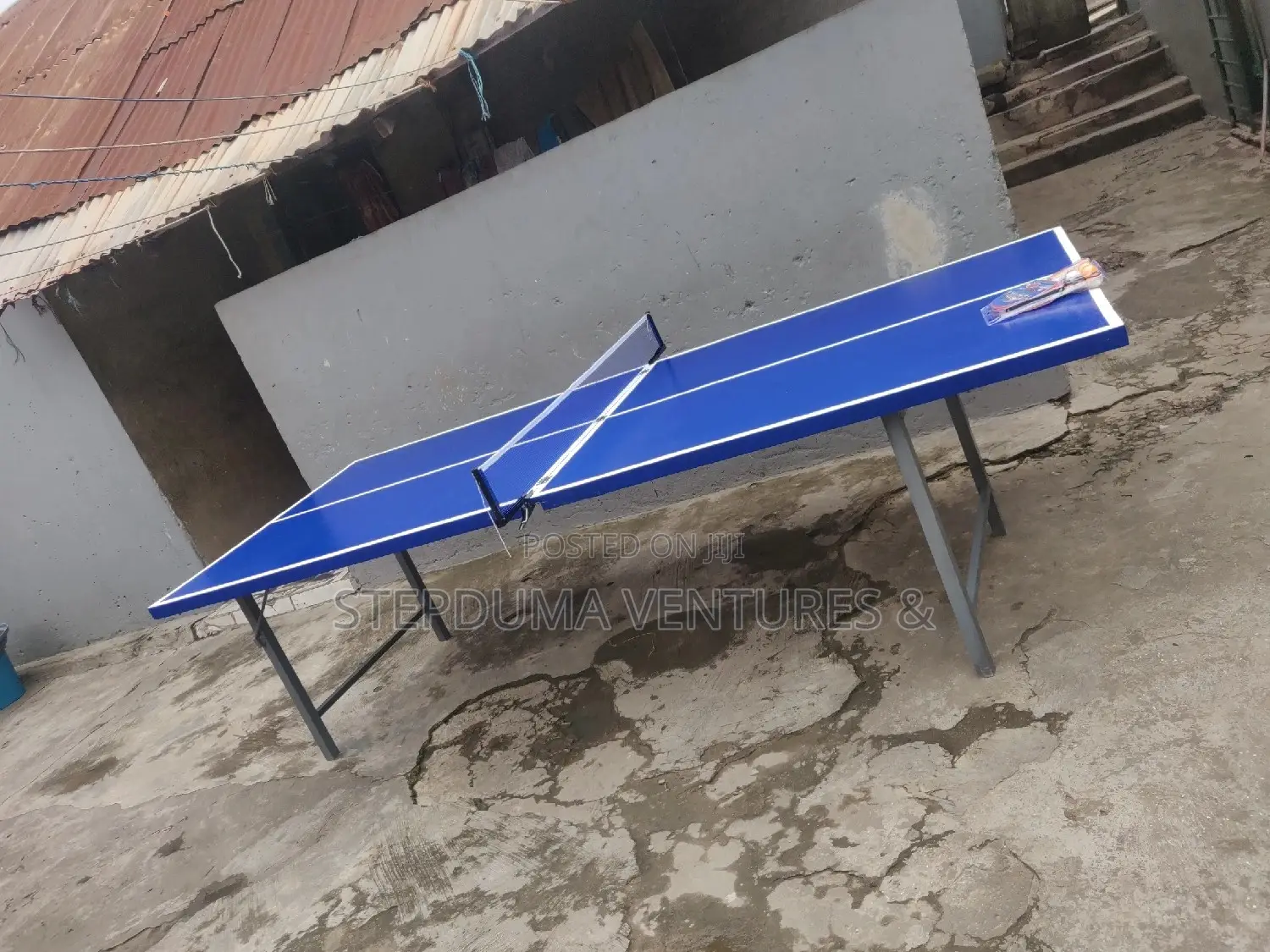 Table Tennis Board With Metal Stand
