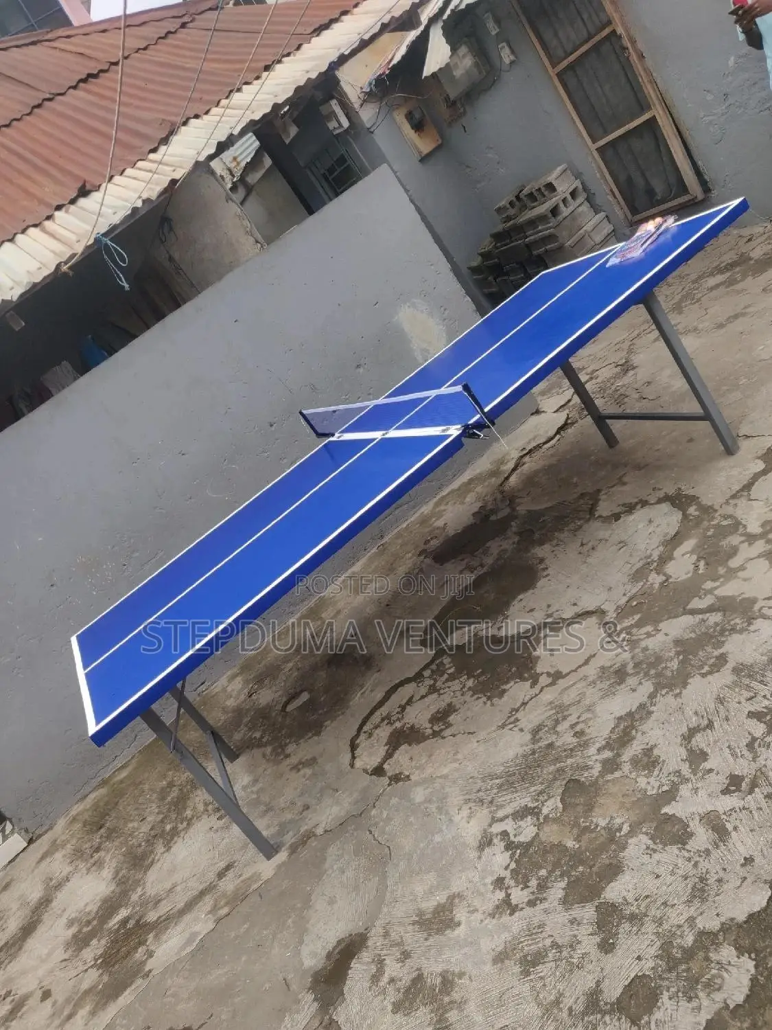 Table Tennis Board With Metal Stand