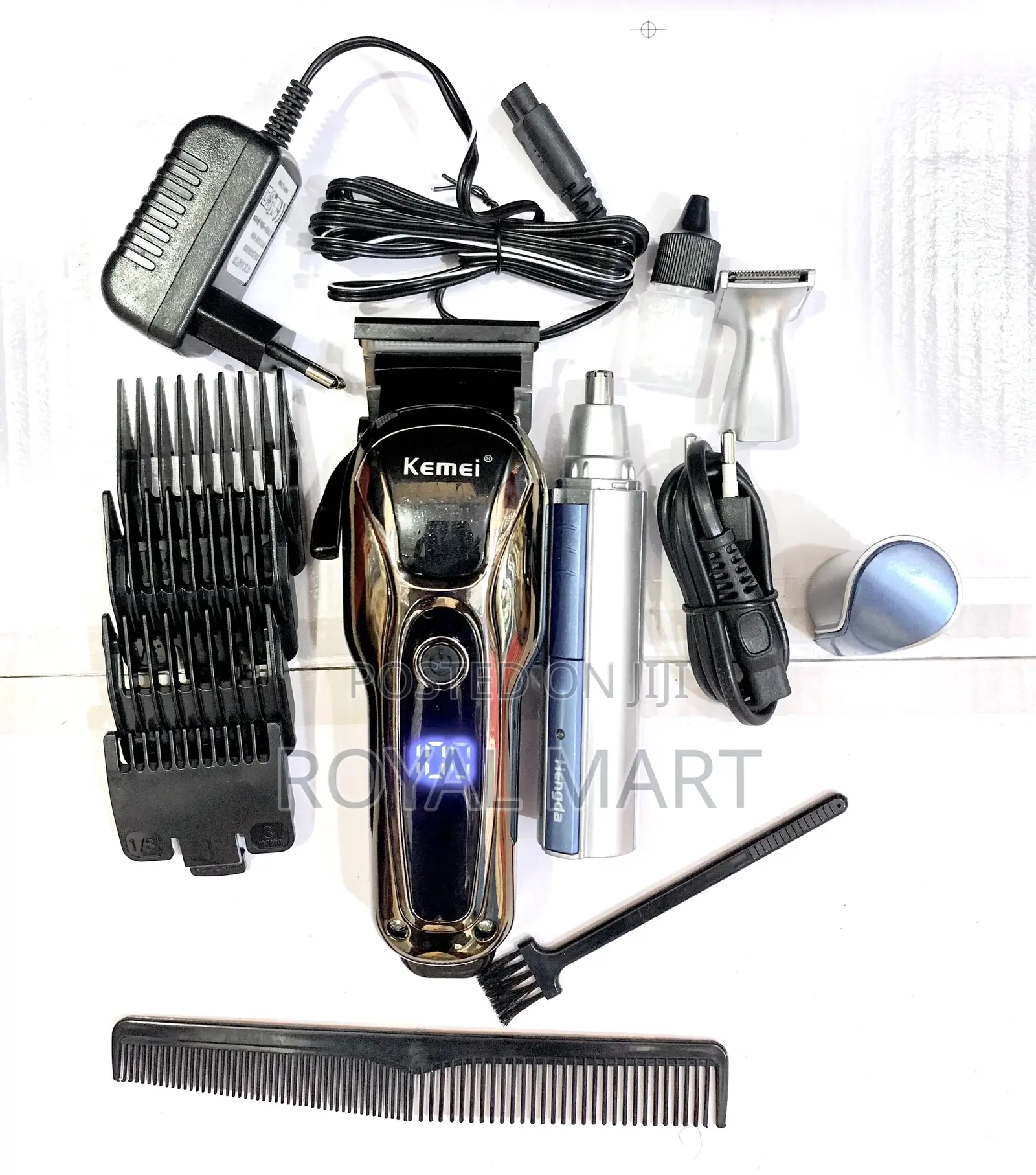 Kemei Hair Trimmer With Nose Shaver