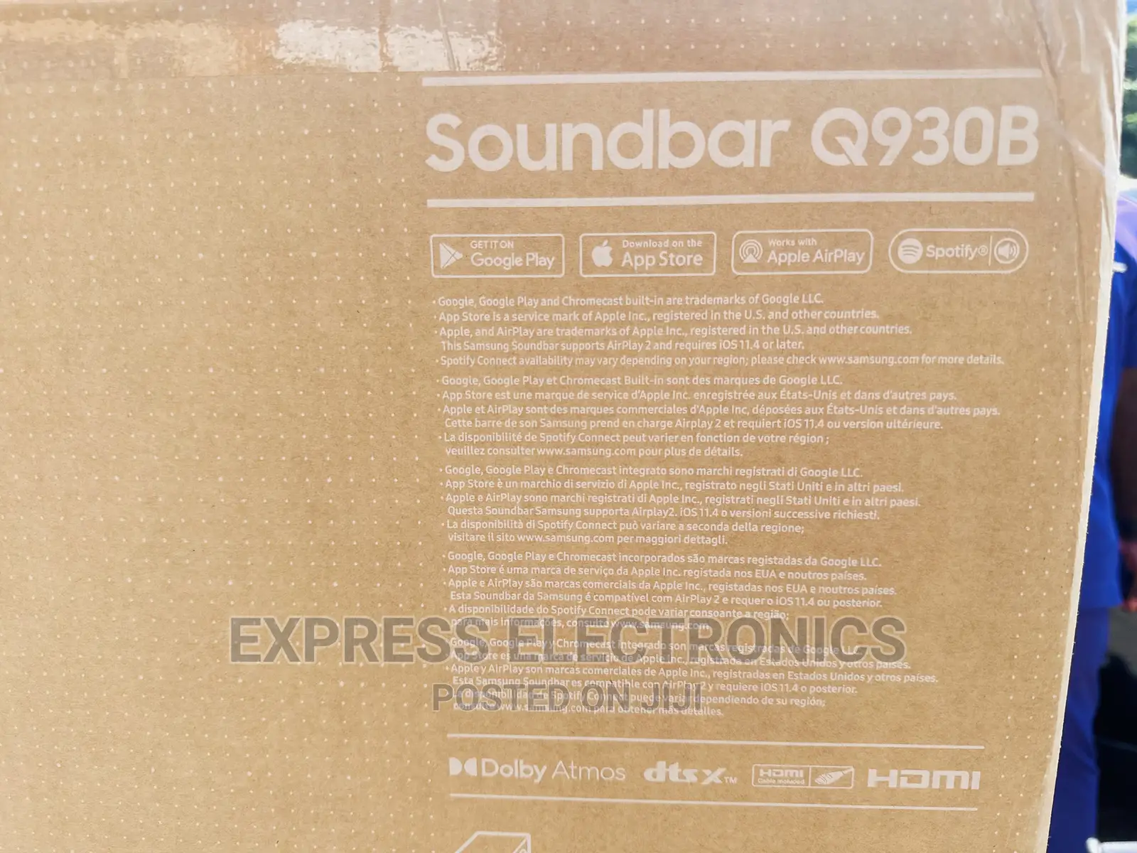 Massive Sound Effects Samsung Soundbar With Woofer Q903B