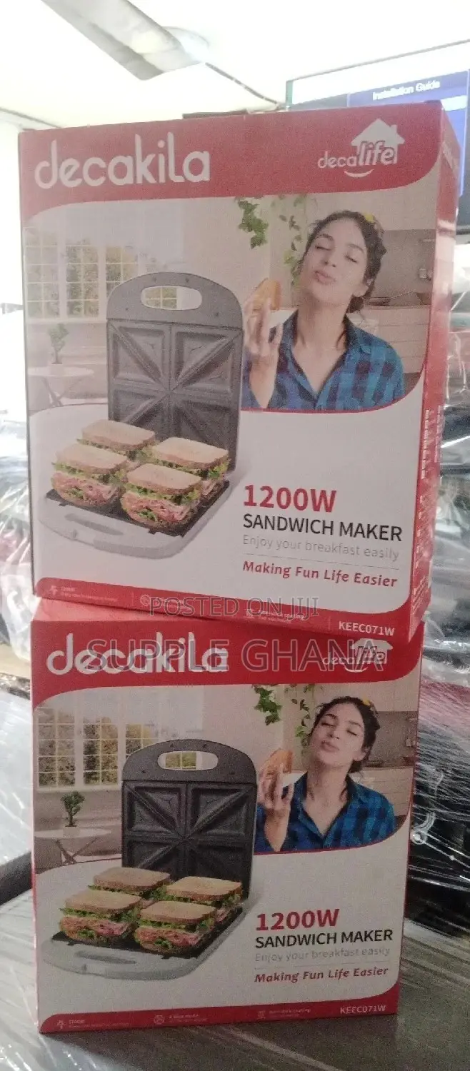 Decakila Sandwich Maker 1200W