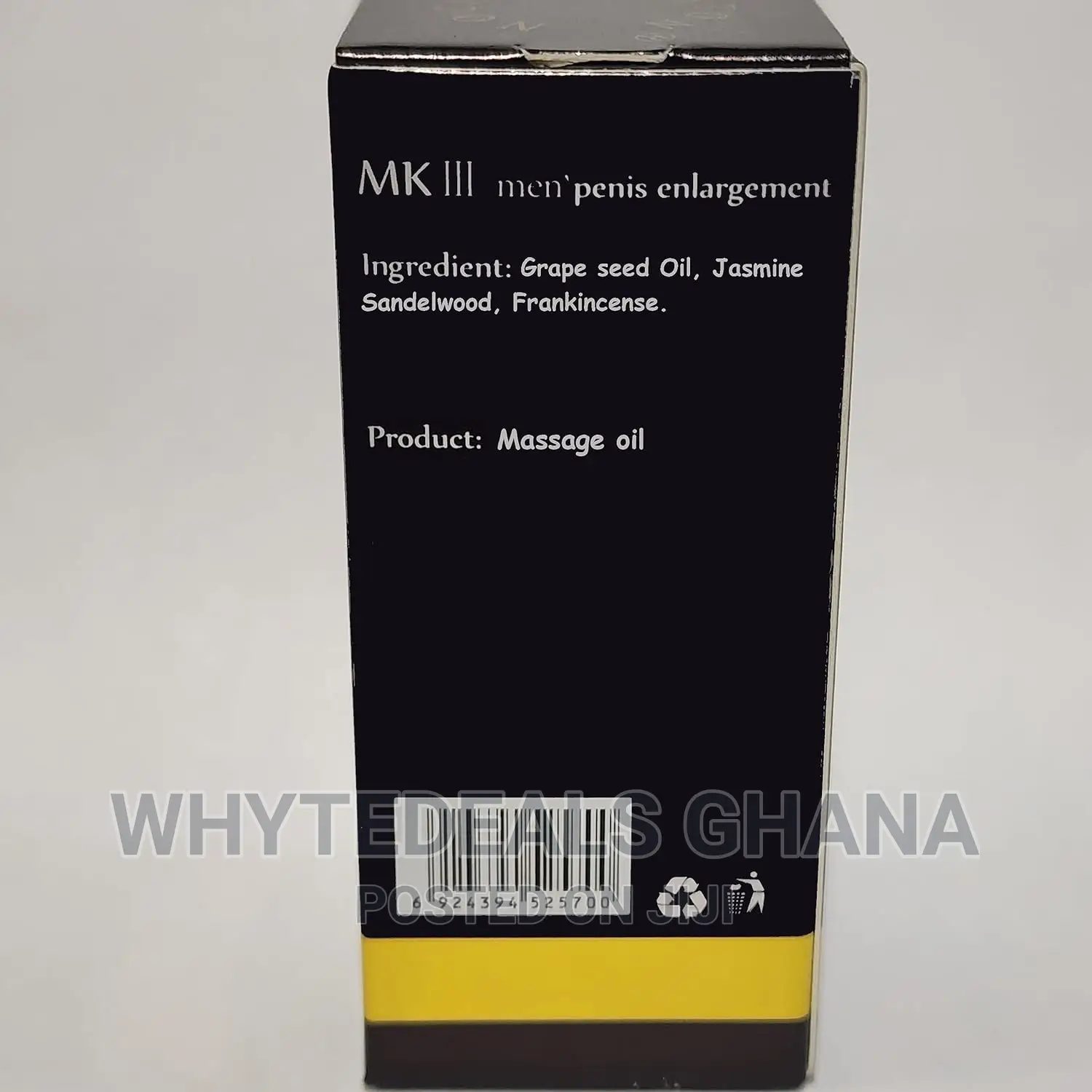 MK3 Original Undiluted Extra Strength Men Enlargement Oil