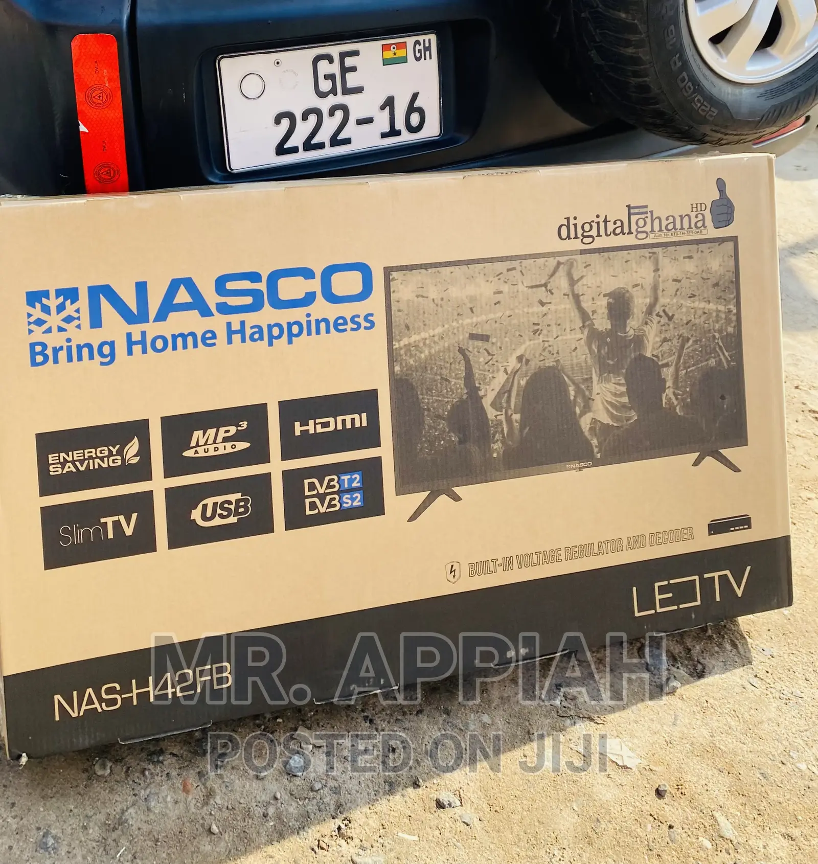 Fast and Effective Nasco 42 Inch Digital Satelite Tv,Black