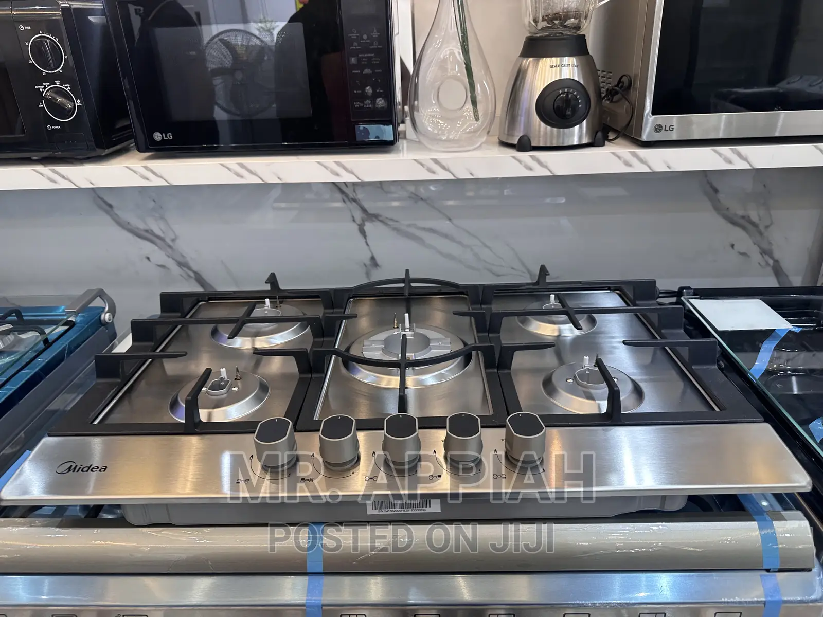 Fast and Effective Midea 75G50ME 5 Gas Cooker(Silver) 