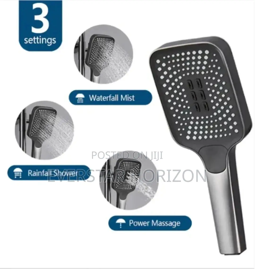 3 Function Handheld Shower Head