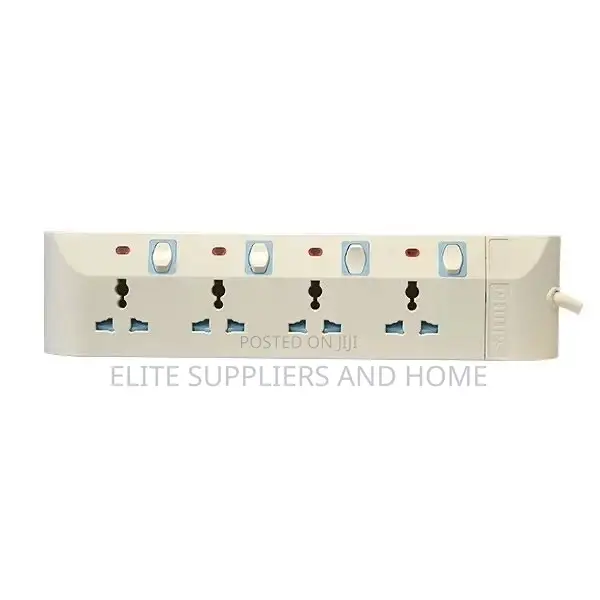 Extension Socket 4 Way/4m Philips