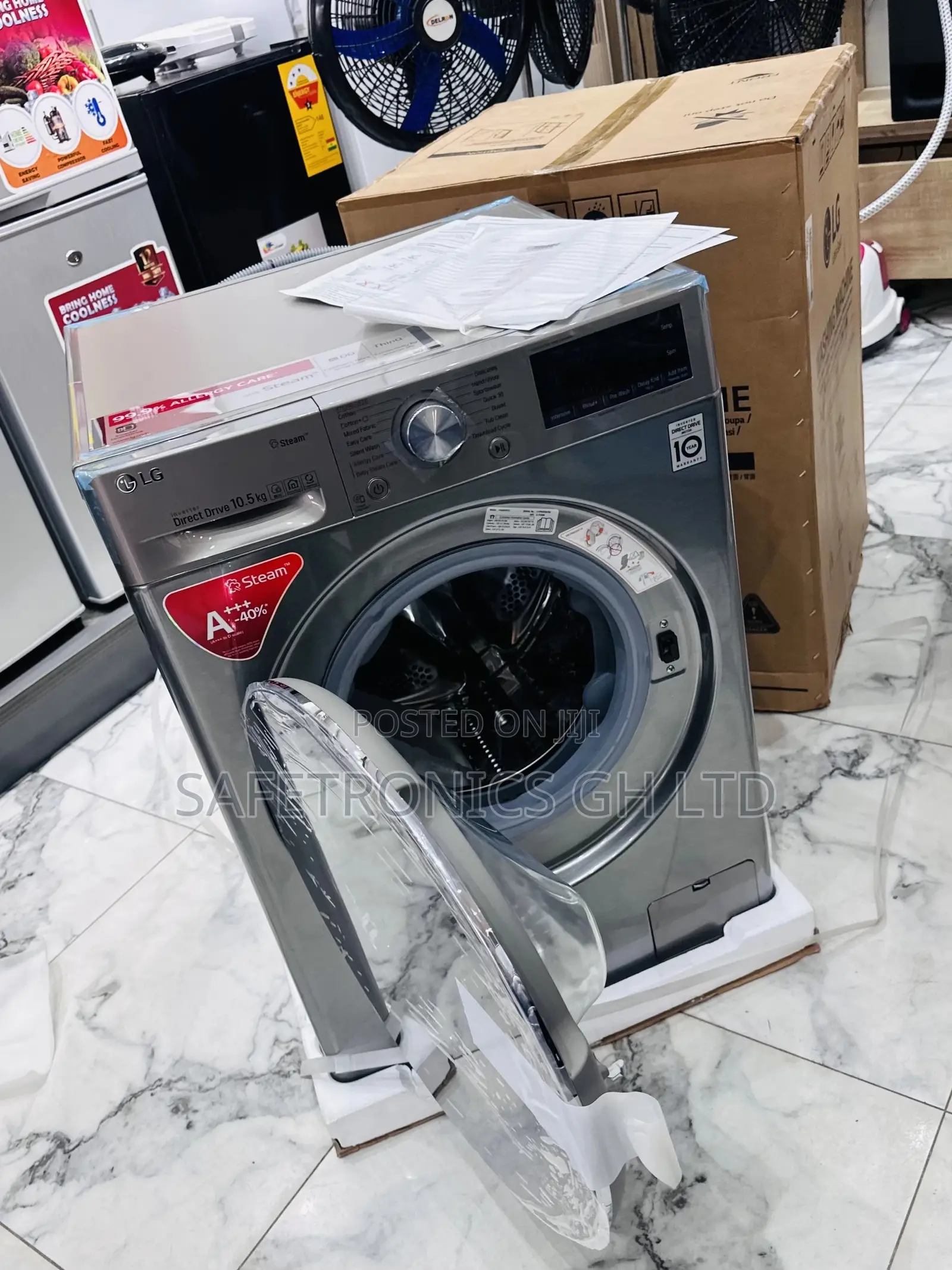Front-Load Fullyautomatic Washingmachine 10.5kg Lg Reliable