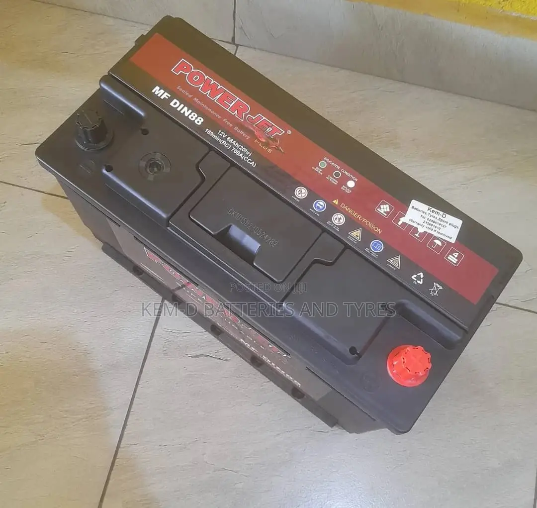 17 Plates 88ah 12V Power Jet Batteries - Free Delivery