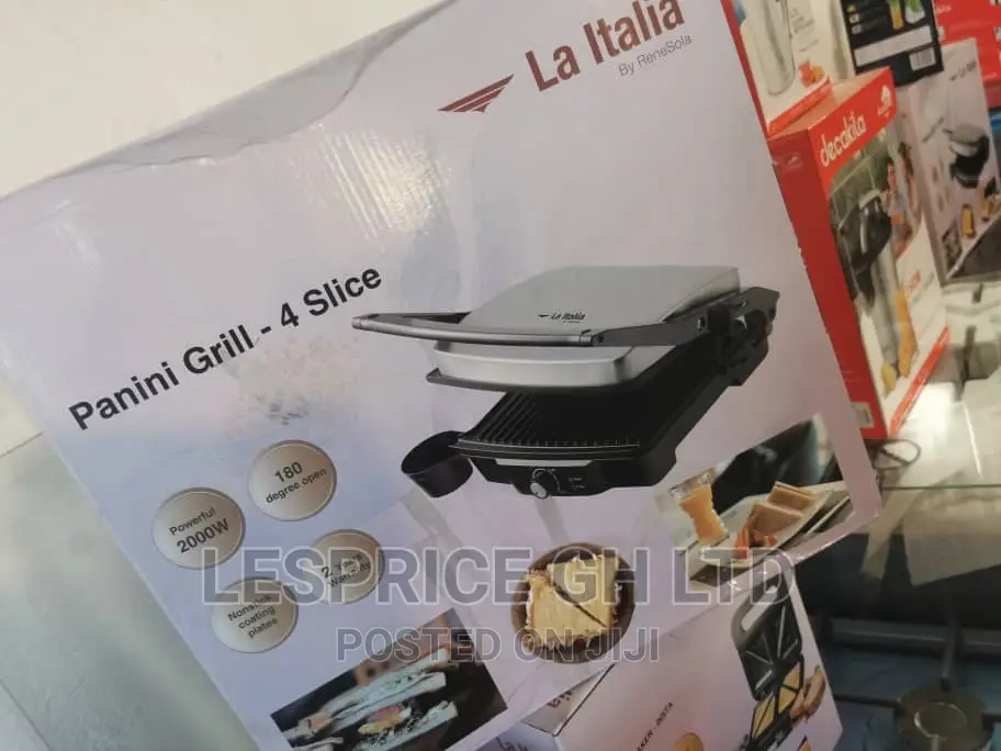 Luxury Italia Panini 2000w Grill Maker