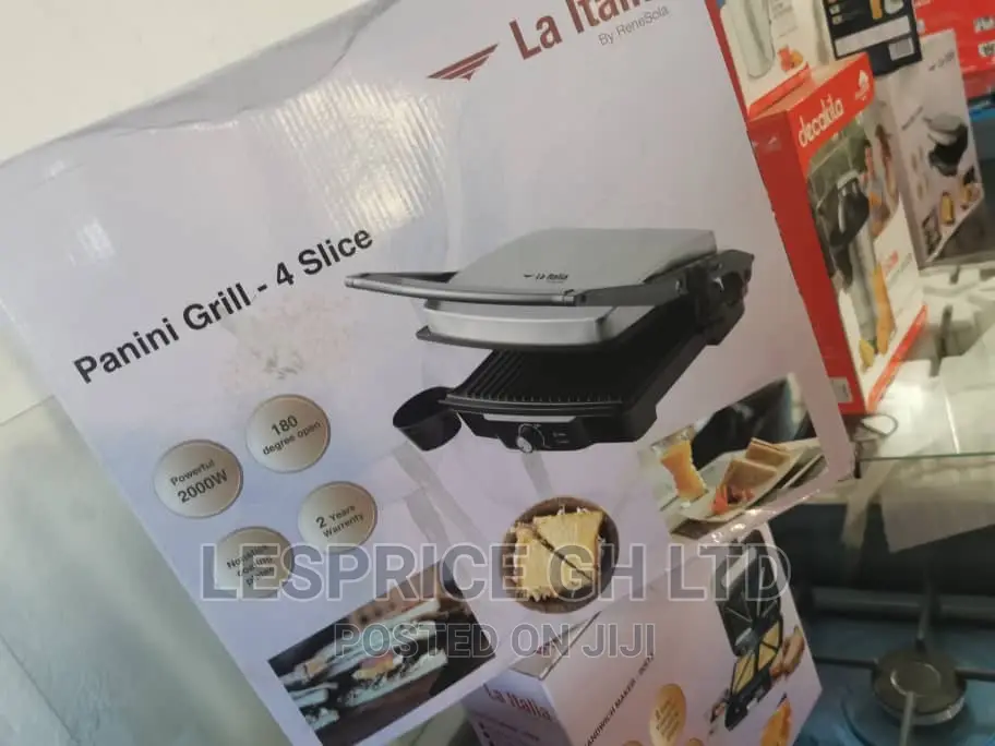 Non Stick Coating-Italia 2000w Grill Maker