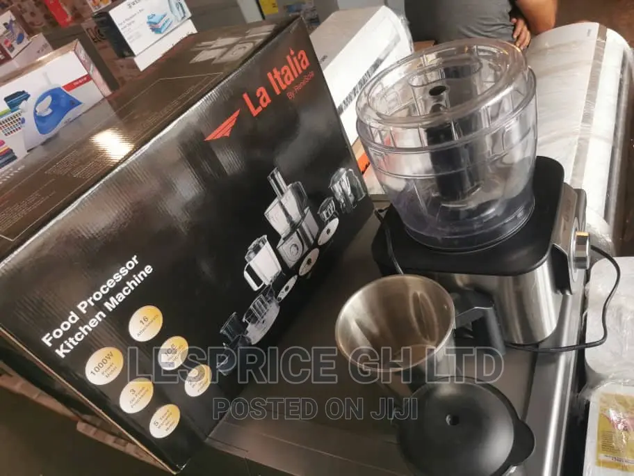 La Italia 1000w Quality Food Processor