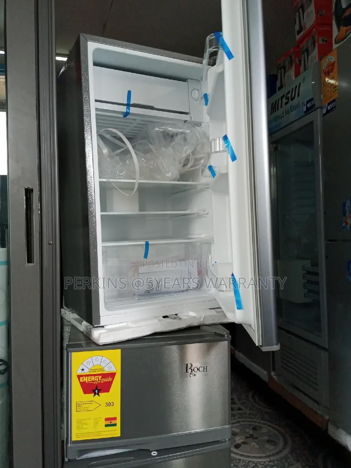 120 Roch Lovely Single Door Fridge Stainless Fridge
