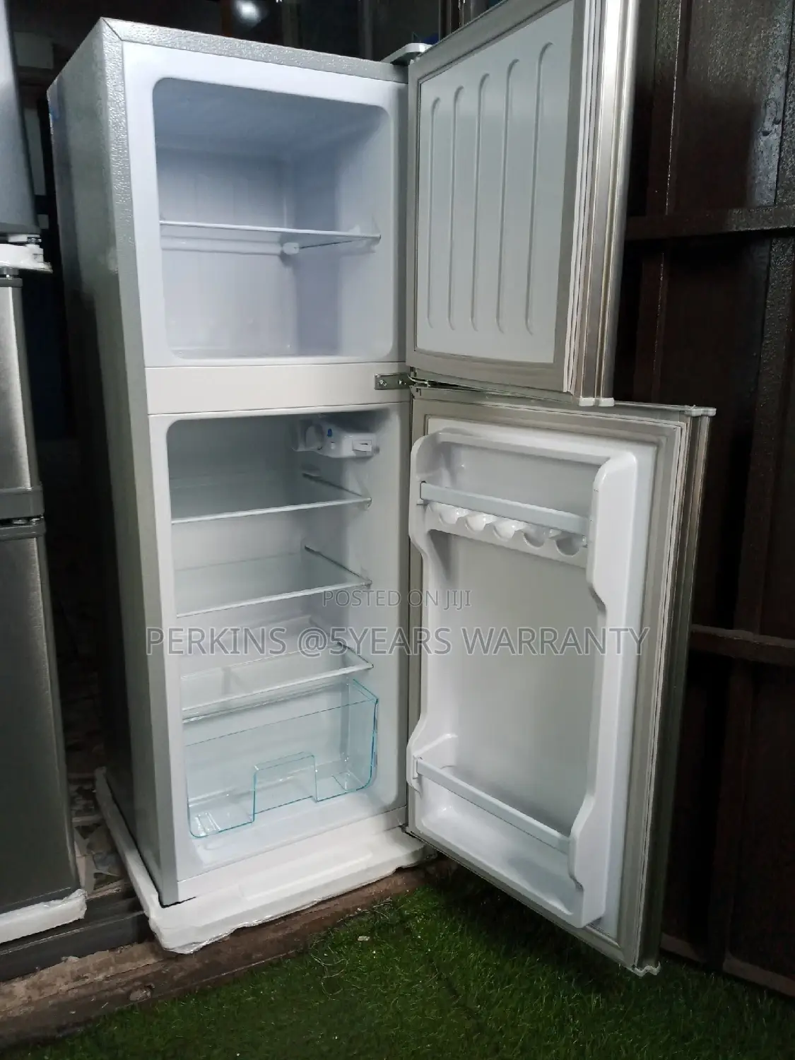 Asano 112 Top Freezer Fridge Double Door Fridge Stainless