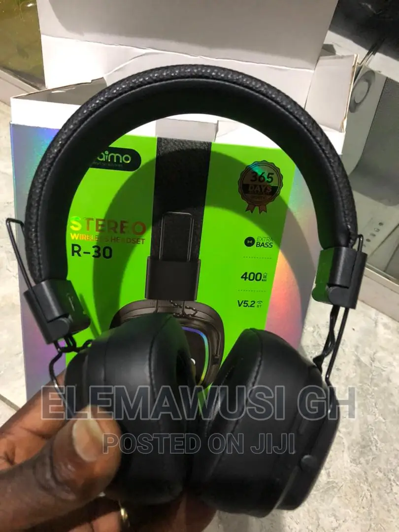 Oraimo R 30 Stereo Headset With Bluetooth 5.1 RGB Lighting