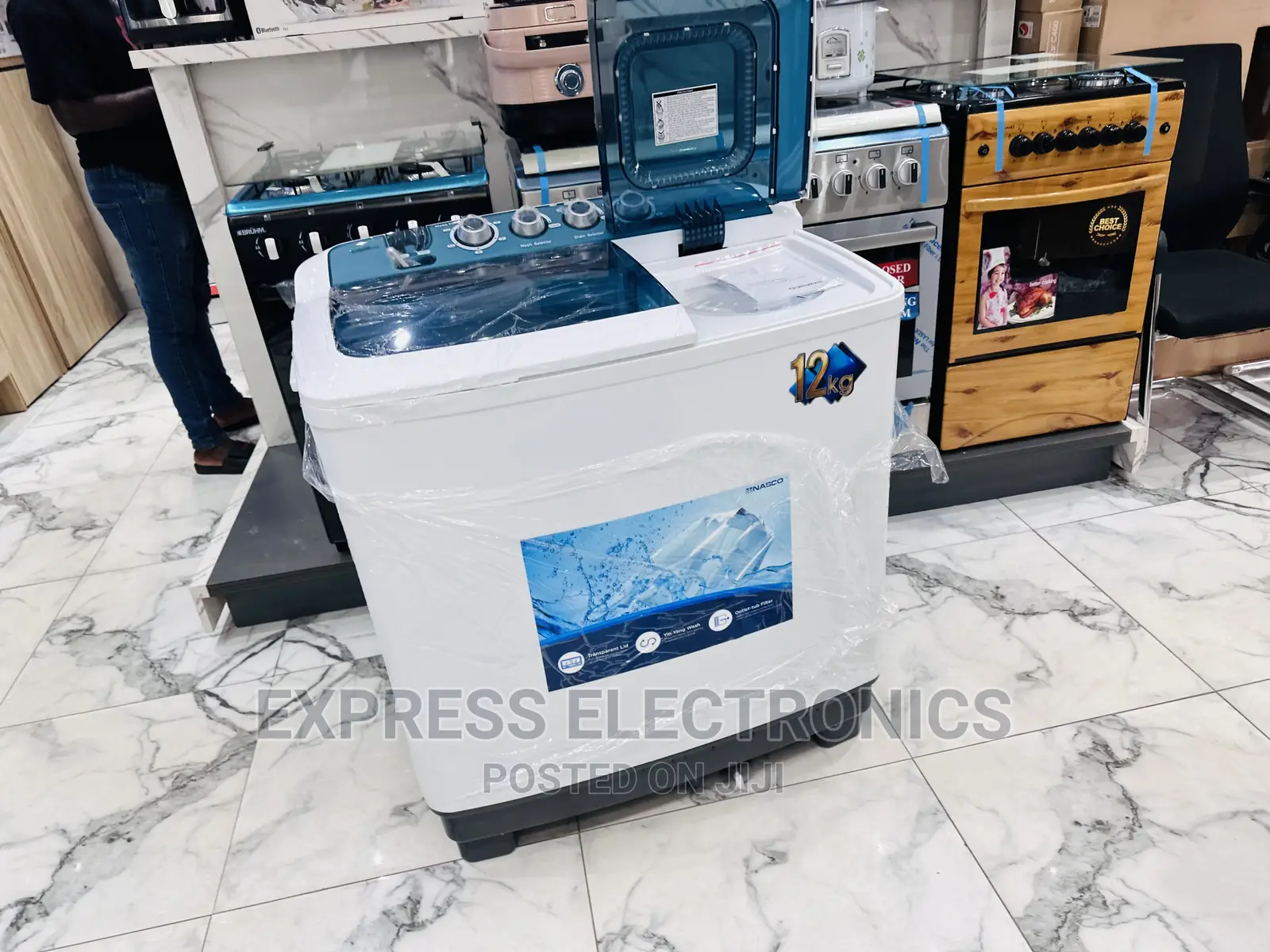 Call and Order for Nasco Topload Washing Machine 12kg