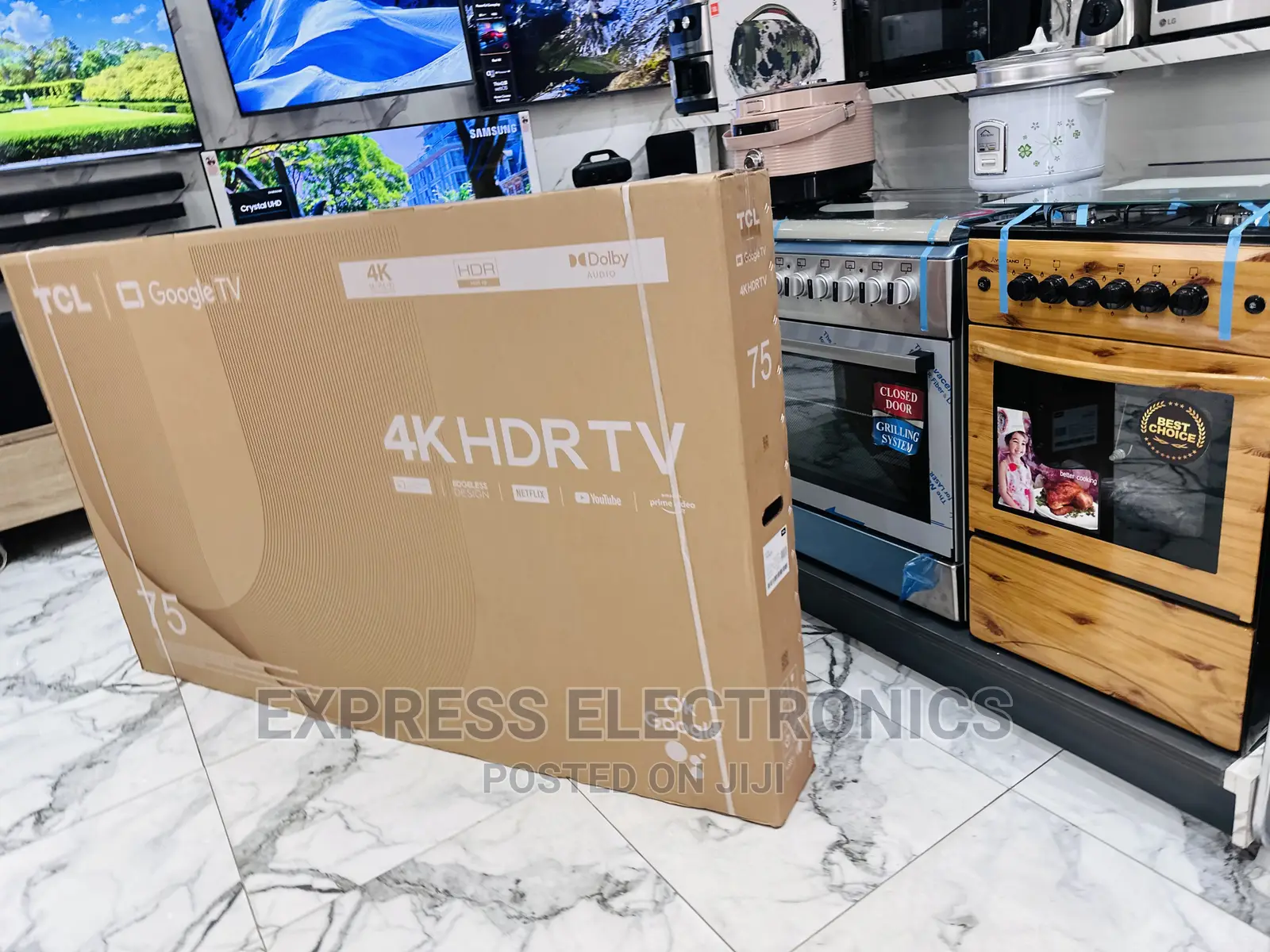 Fresh in Box TCL UHD Smart 75”P635