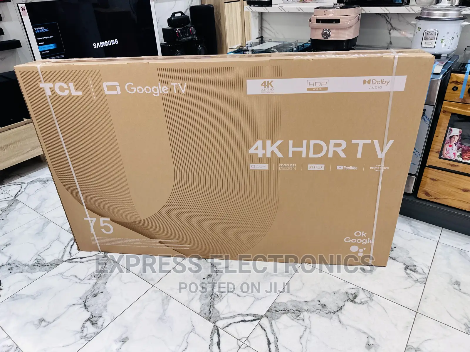 Powerful Dynamic Sleek UHD Android 75”P635 TCL Tv 
