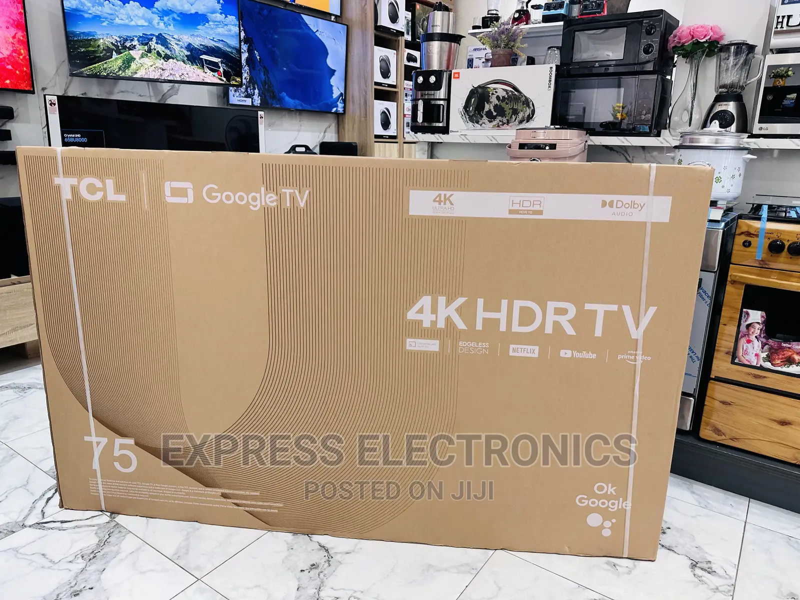 Powerful Dynamic Sleek UHD Android 75”P635 TCL Tv 
