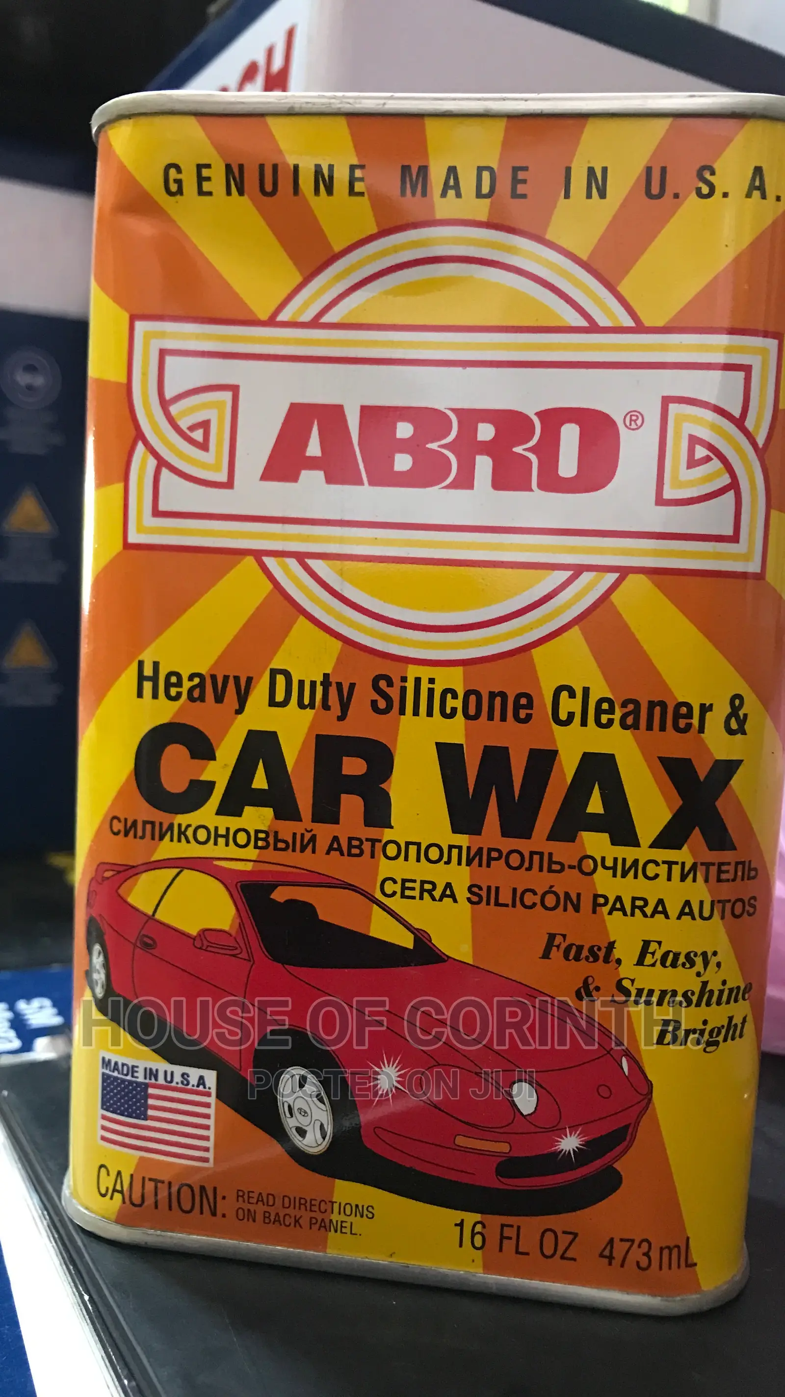 Carwax Silicone Cleaner 473ml - Abro