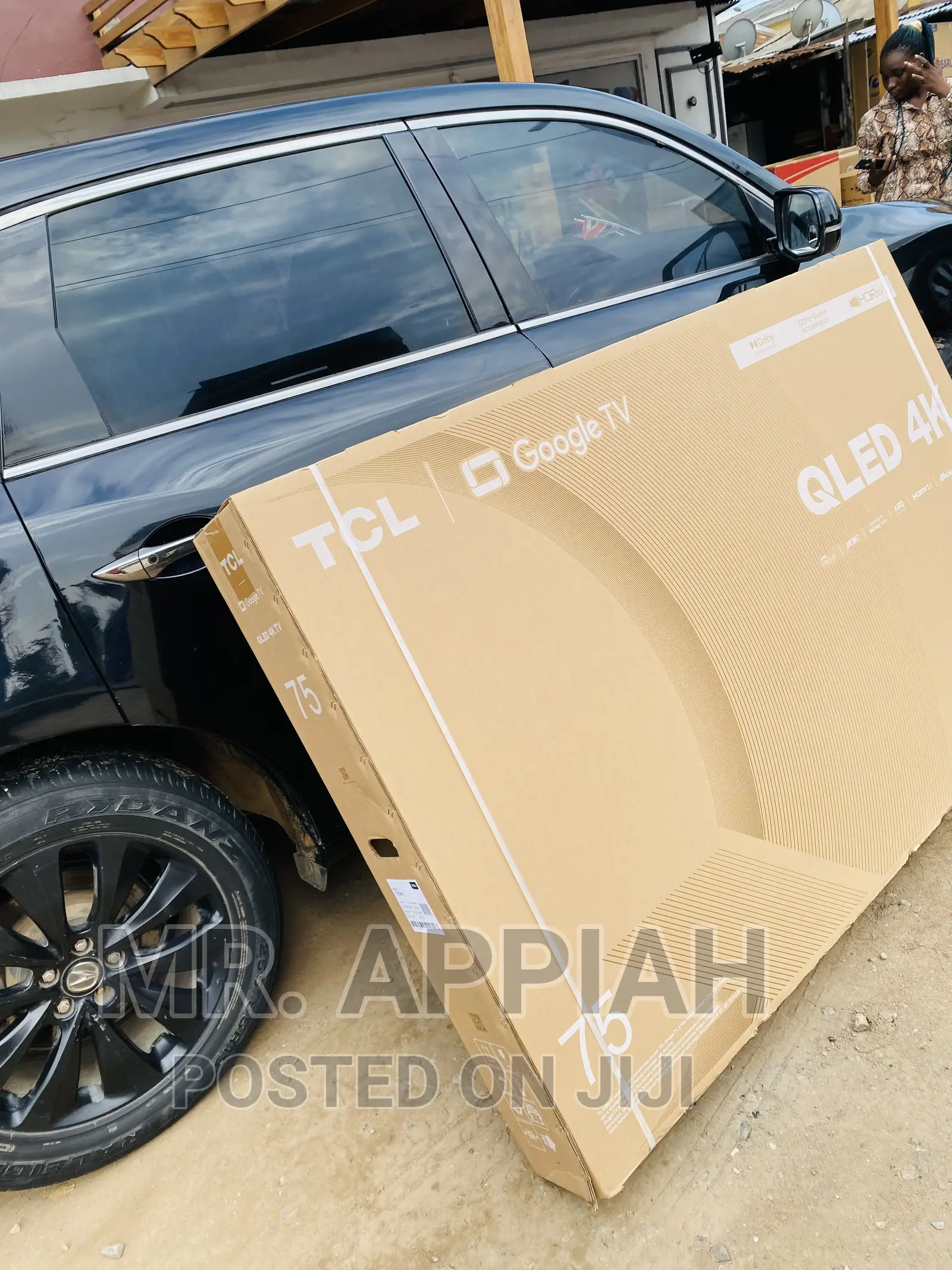 Foreign Standings TCL 75”QLED Smart Google Tv(75C645)