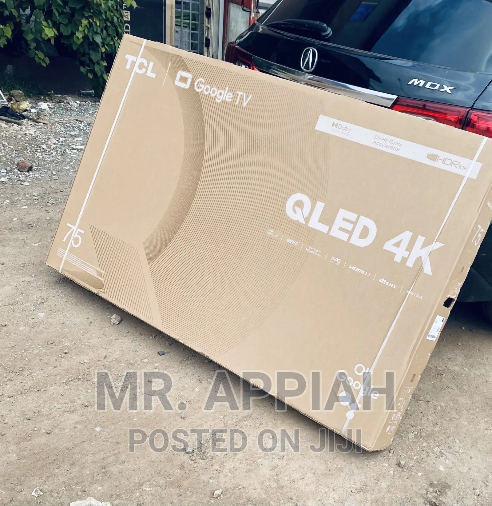75 Inch 75C645 TCL Smart Android Tv(Black) 
