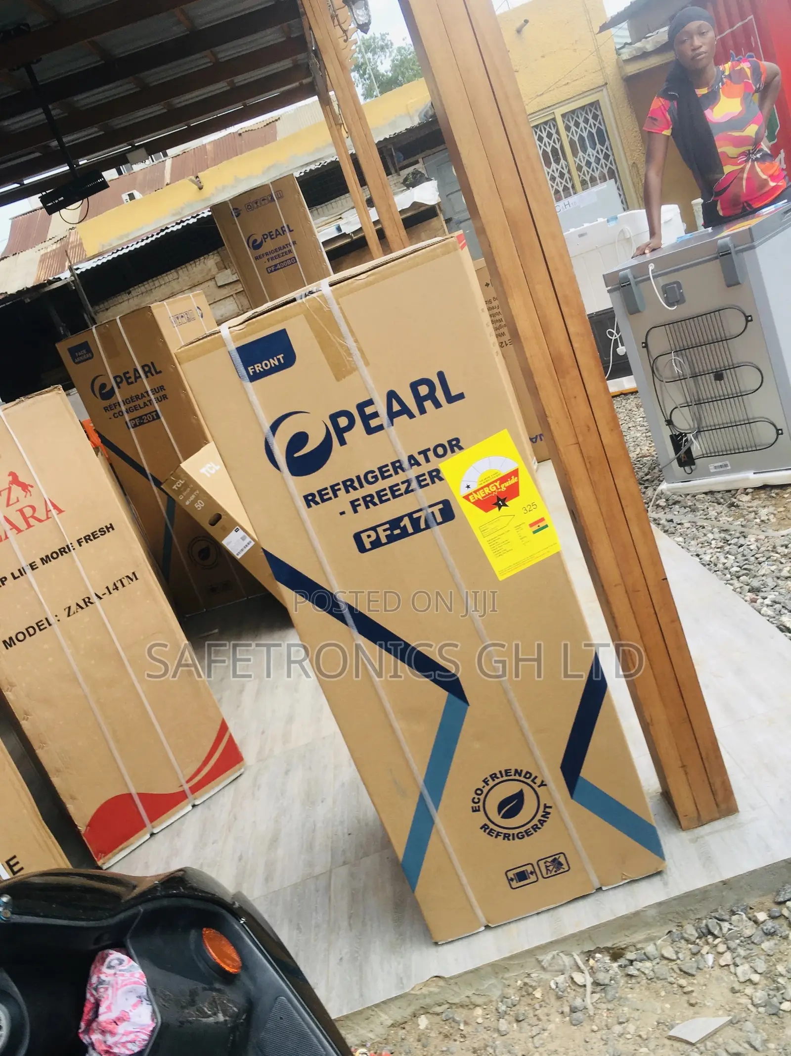 Doubledoor Durable Pearl PF-17T Topfreezer Fridge