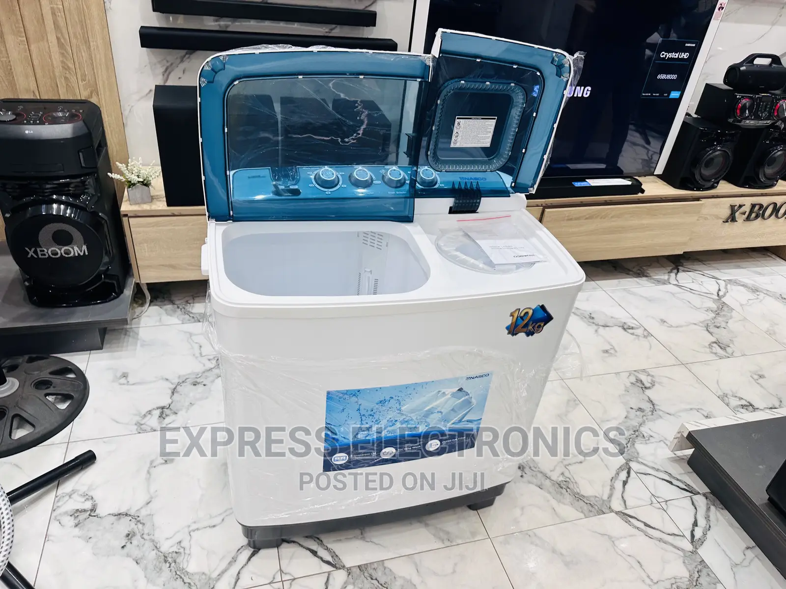 Amazing  Deal 12kg Topload Twintub Washing Machine Nasco