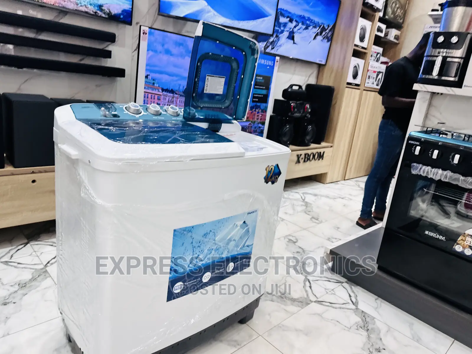 Friendly Budget on Nasco Sleek Washing Machine 12kg